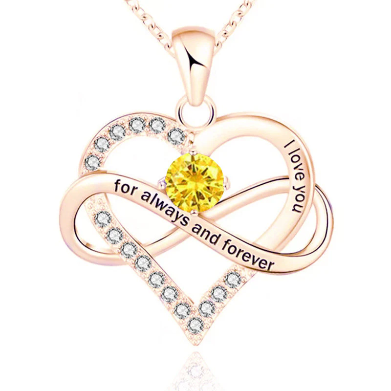 Always and Forever Birthstone Necklace - Image 35
