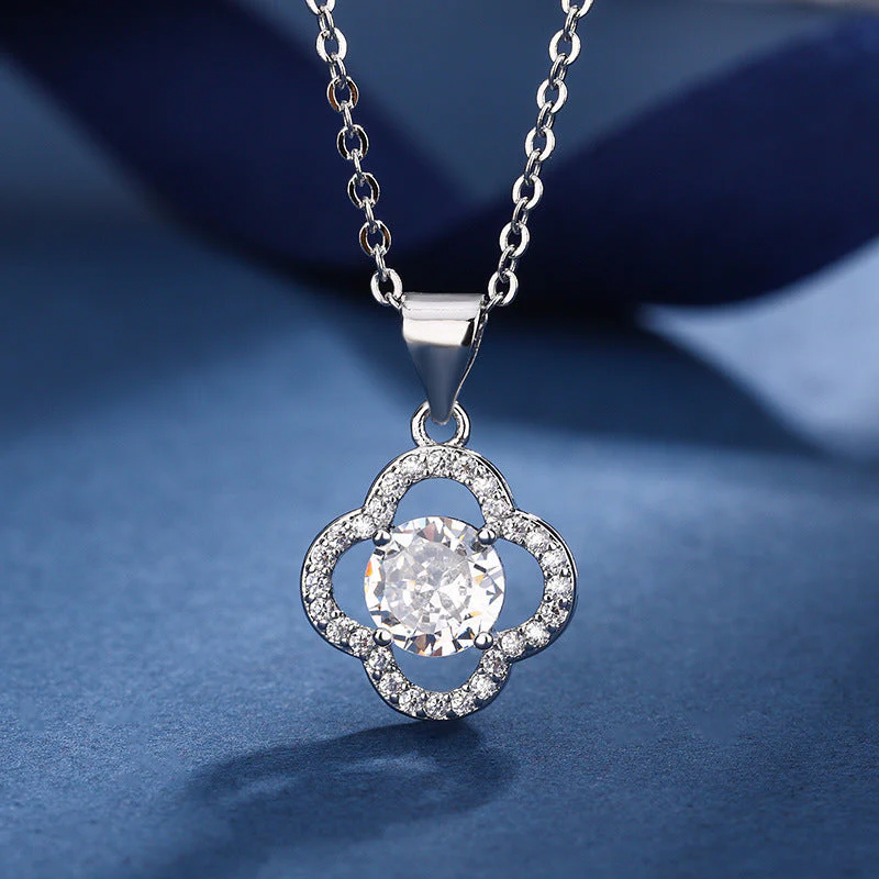 Aria Clover Charm Set | White Gold - Image 5