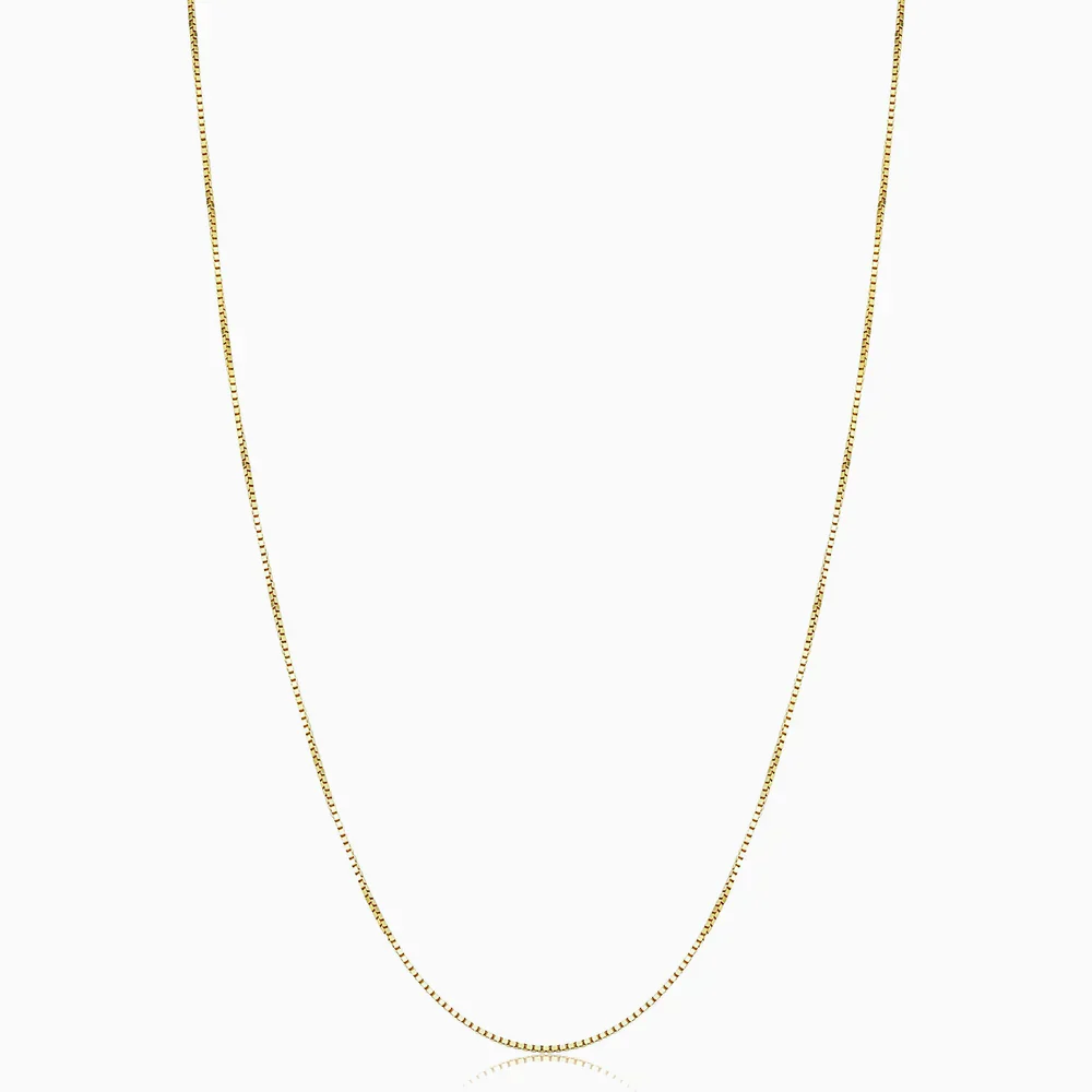 Bodega Box Necklace | Gold