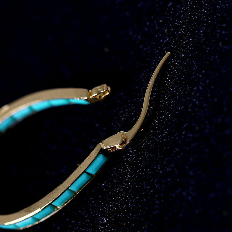 Caspian Edge Hoops | Gold - Image 3