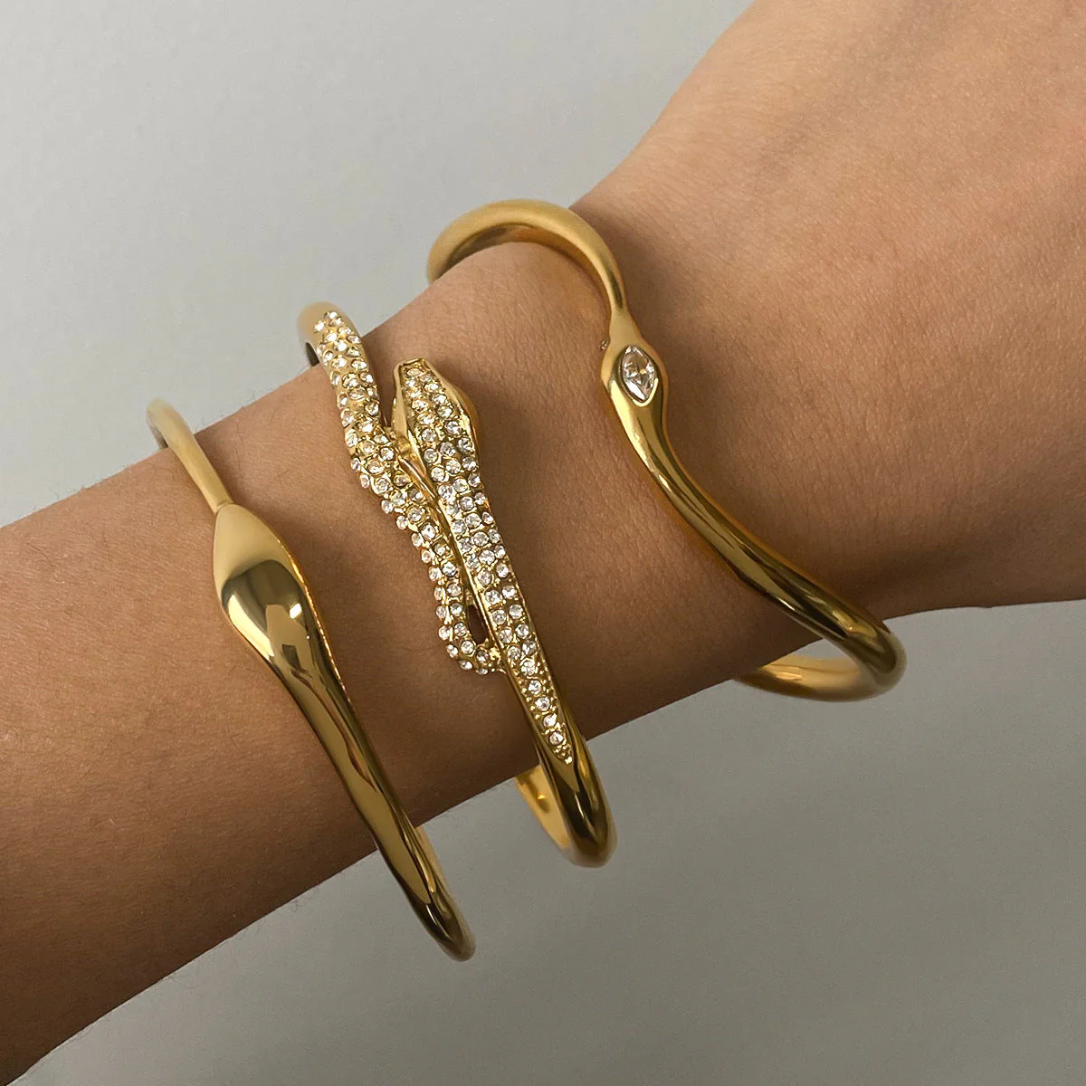 Cassian Veyne Bracelet Set | Gold - Image 2