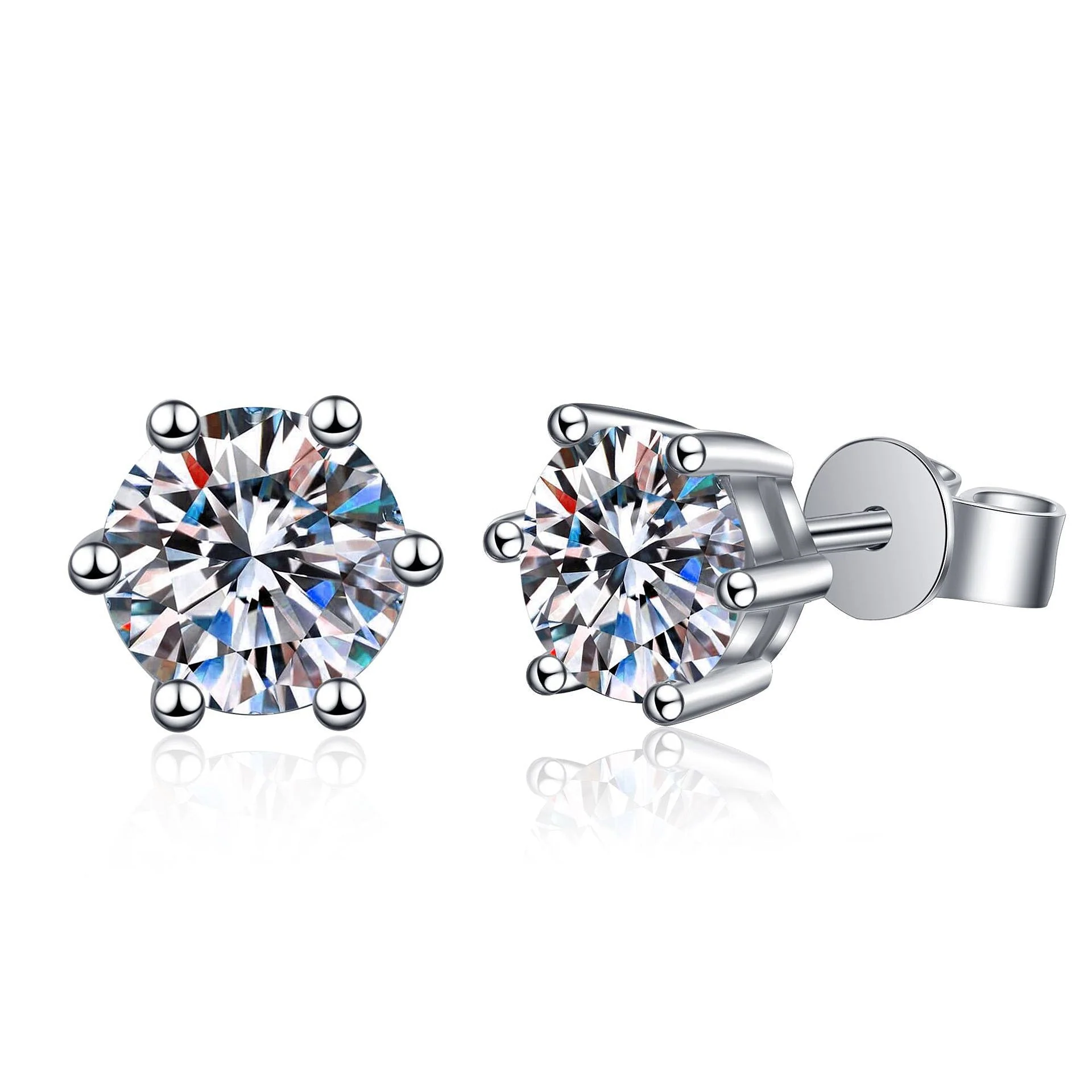 Celeste Luxe Earrings | White gold