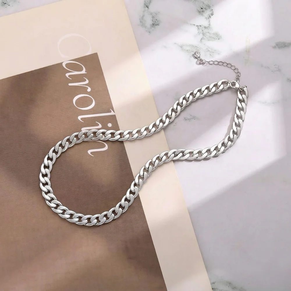 Chunky Cuban Link Necklace | Gold - Image 8