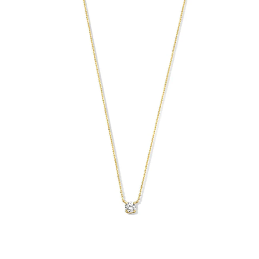 Cléa Stone Necklace | White Gold - Image 2