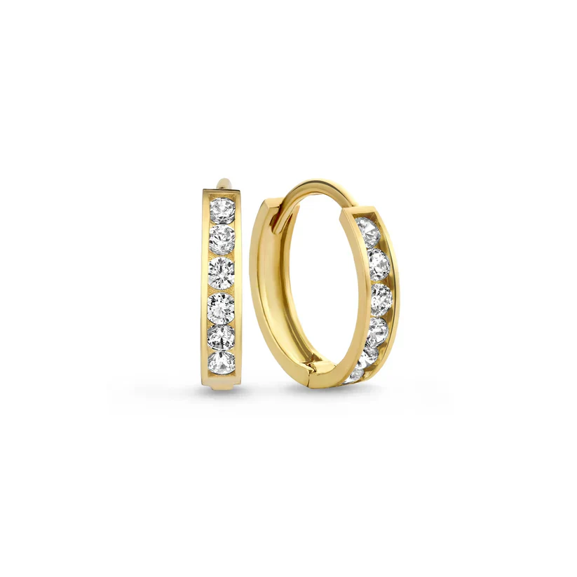 Dara Brillane Stone Earrings Set | Gold - Image 6
