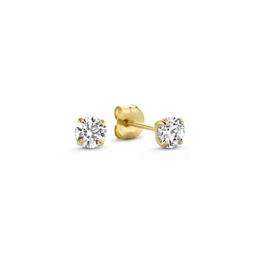 Dara Brillane Stone Earrings Set | Gold - Image 7