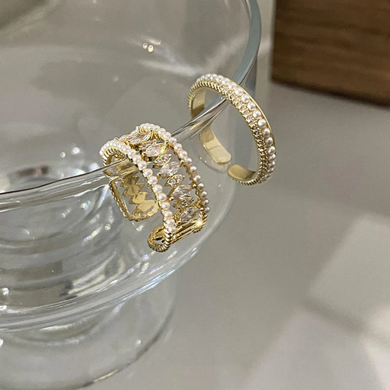 Elodie Vance Ring Set | Gold - Image 2