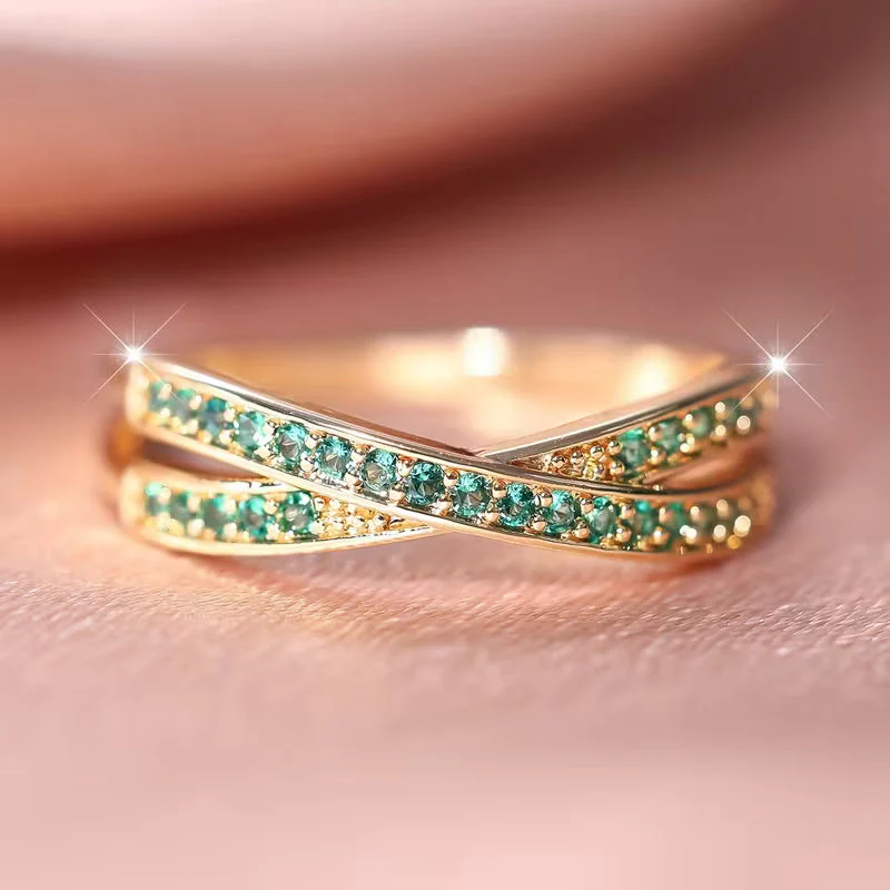 Emerald Flow Ring | Gold - Image 3