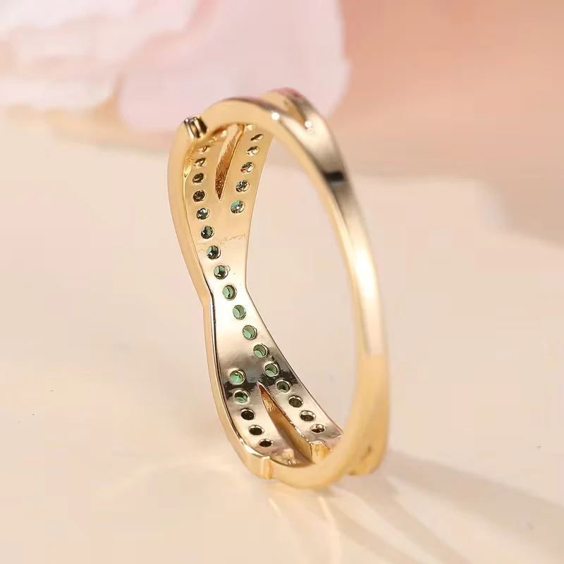 Emerald Flow Ring | Gold - Image 4