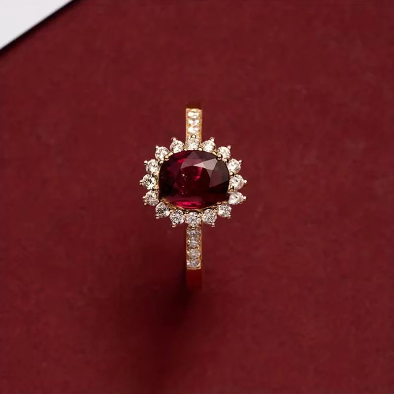 Empress Red Ring | Gold - Image 3