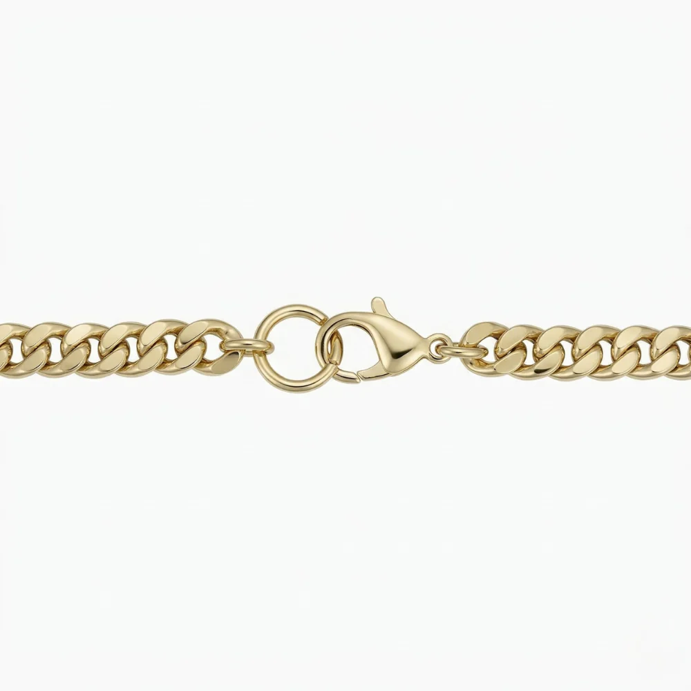 Estate Cuban Bracelet | Gold - Image 4