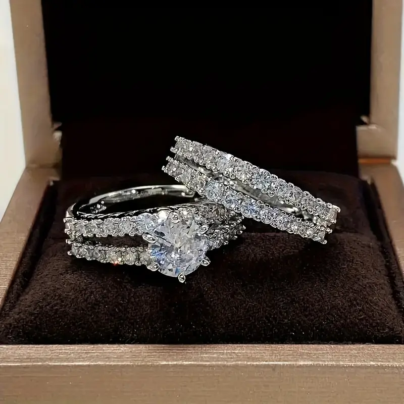 Eternal Radiance Ring Set | Gold - Image 2