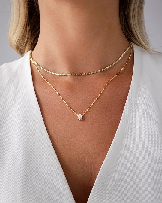 Halo Layered Necklace | Gold - Image 2