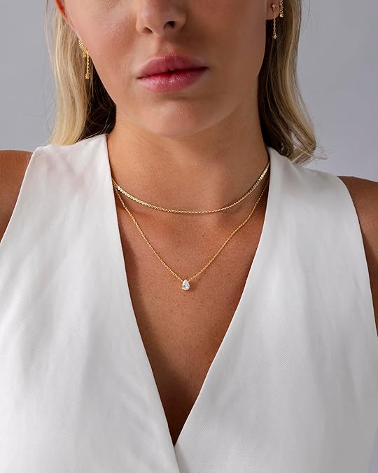 Halo Layered Necklace | Gold - Image 3