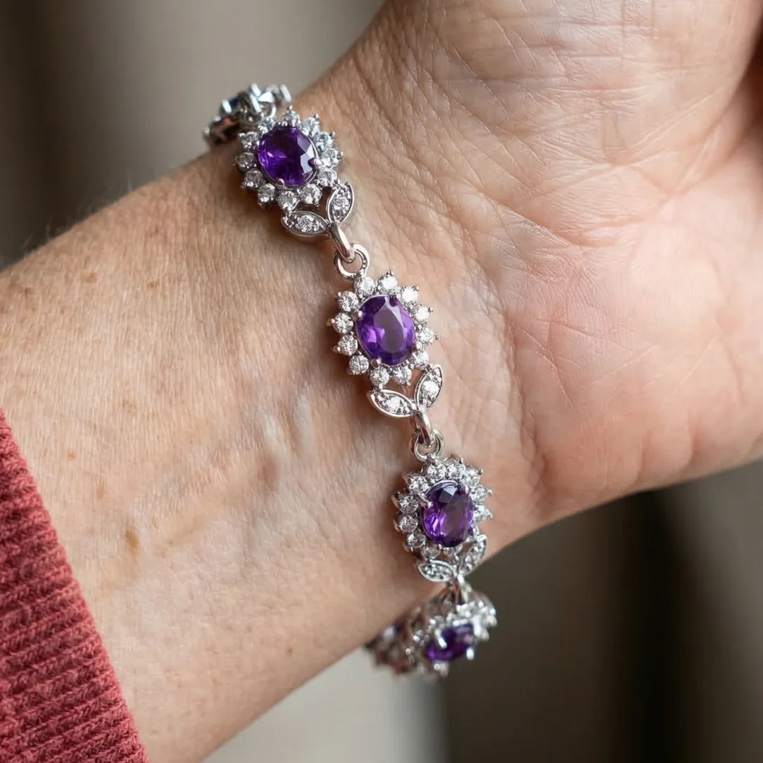 Iridessa Violetthorn Bracelet | White Gold - Image 2