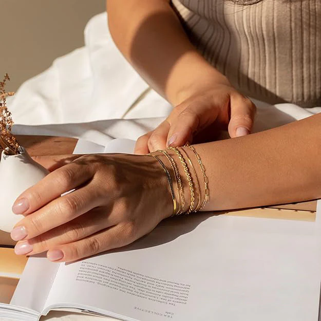 Isabella Vernetta bracelet set | White Gold - Image 4