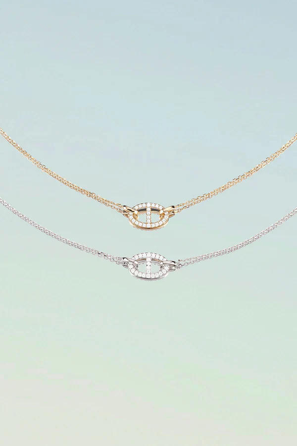 Isla Marina Necklace | White Gold - Image 3