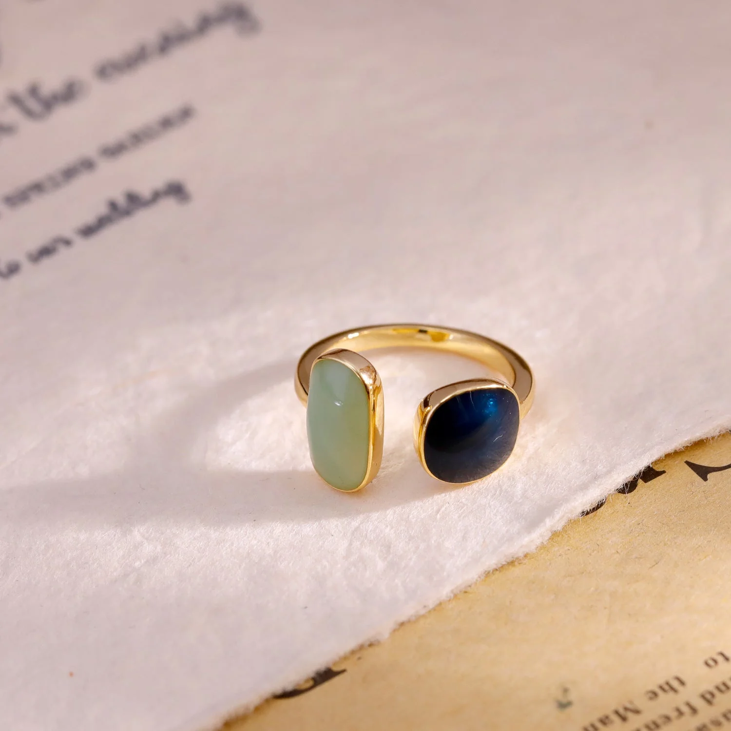 Kaelis Duo Wrap Ring | Gold - Image 2