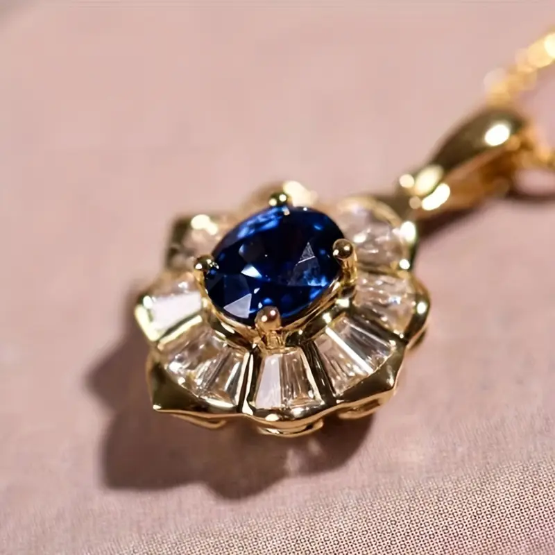 Kavella Noctazure Necklace | Gold - Image 2