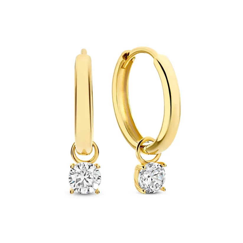 Larmes de Lune Stone Earrings Set | Gold - Image 4