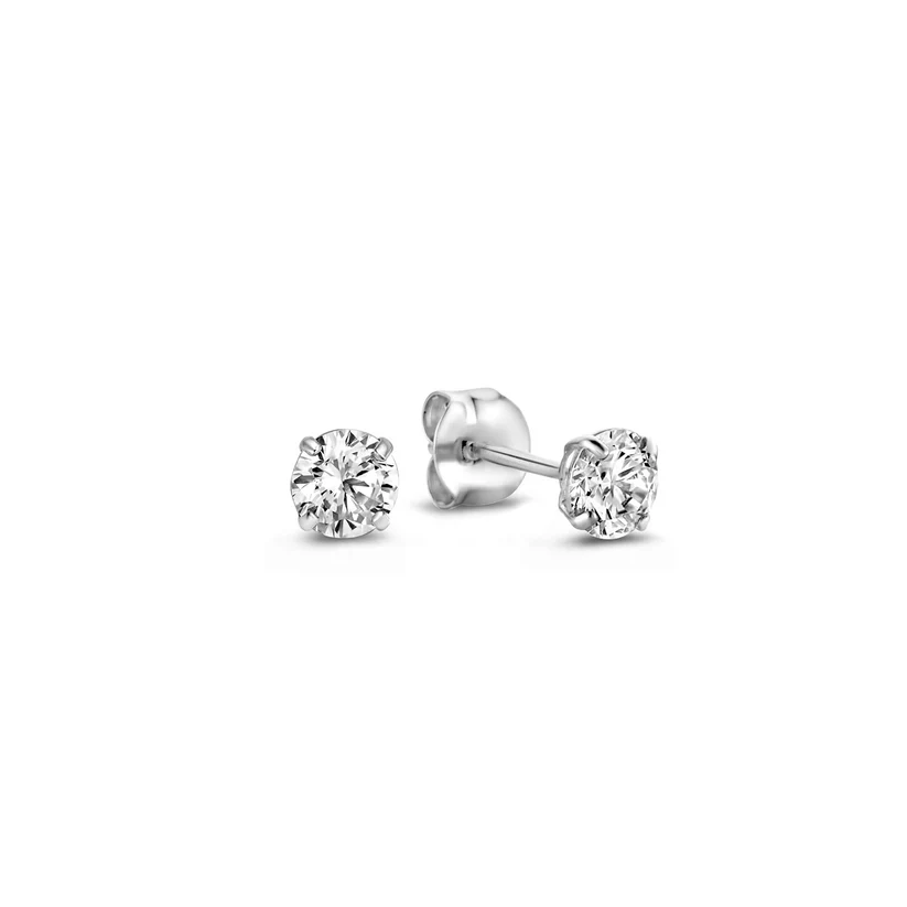Larmes de Lune Stone Stud Earrings | Gold - Image 2
