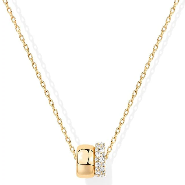 Lumi Duo Necklace | Gold