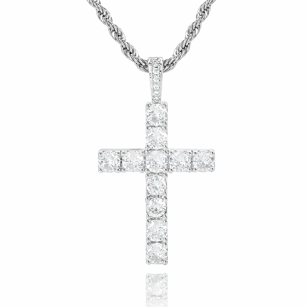 Cross necklace | Gold - Image 2