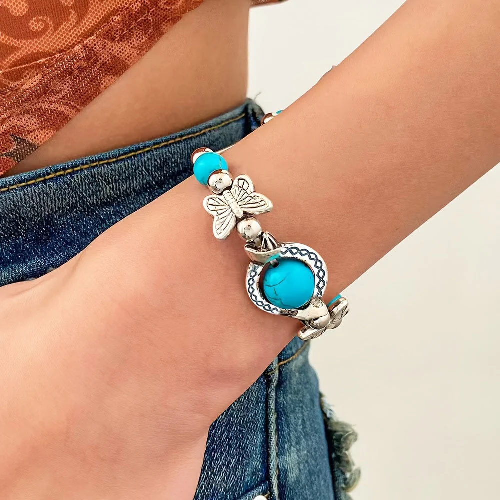 Oasis Butterfly Drift Bracelet | White Gold - Image 2
