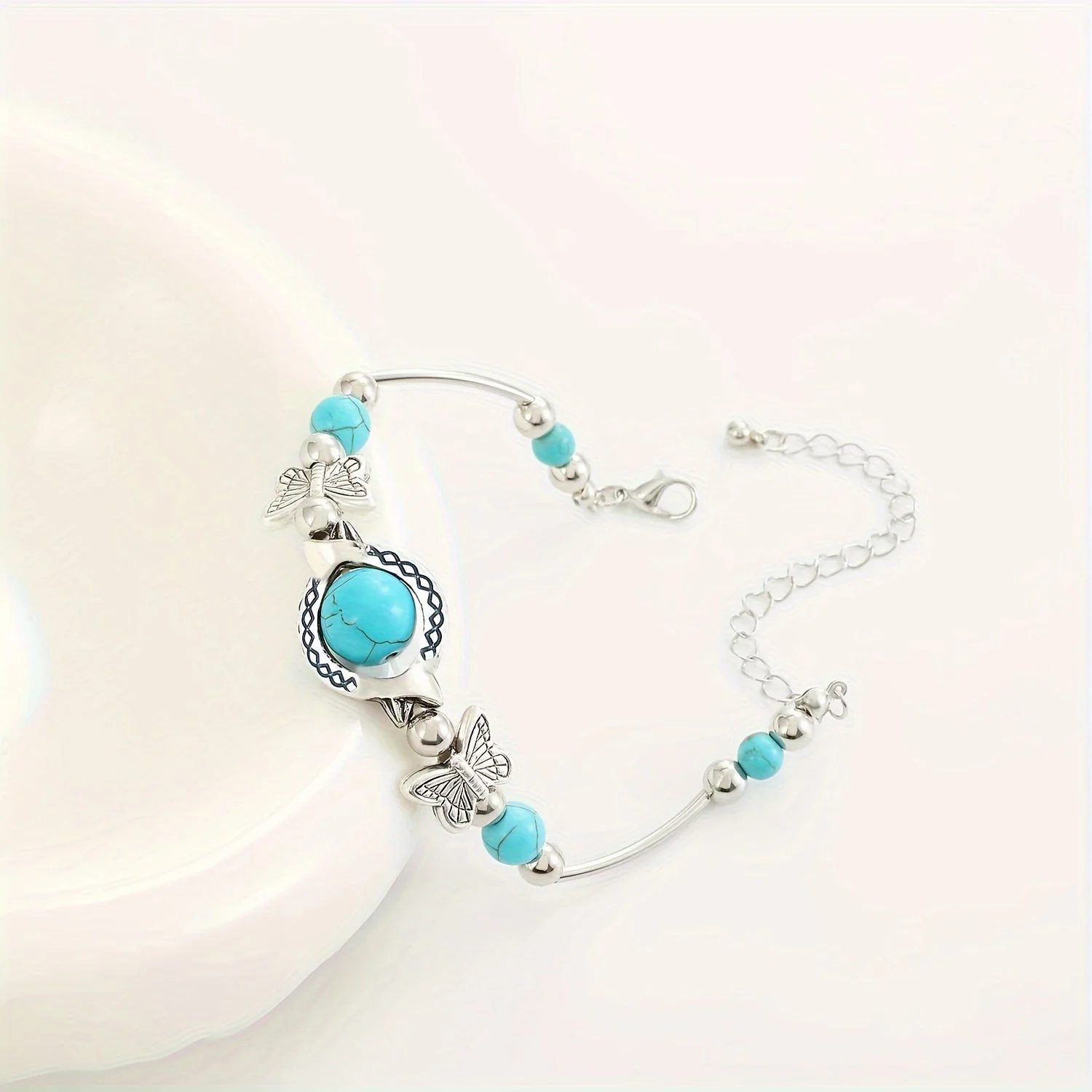 Oasis Butterfly Drift Bracelet | White Gold - Image 5