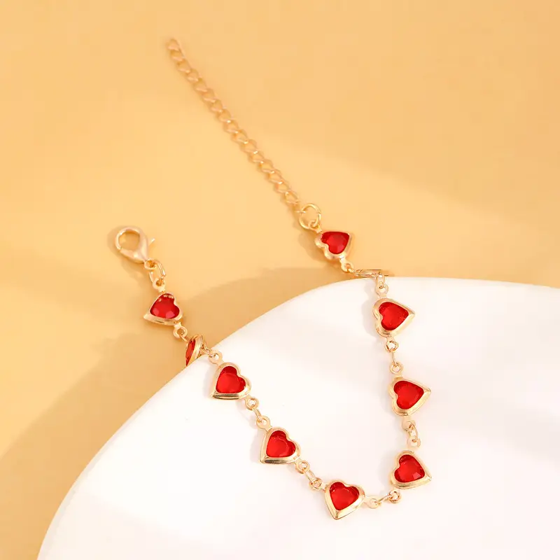 Ophelyra Garnetelle Bracelet | Gold - Image 4