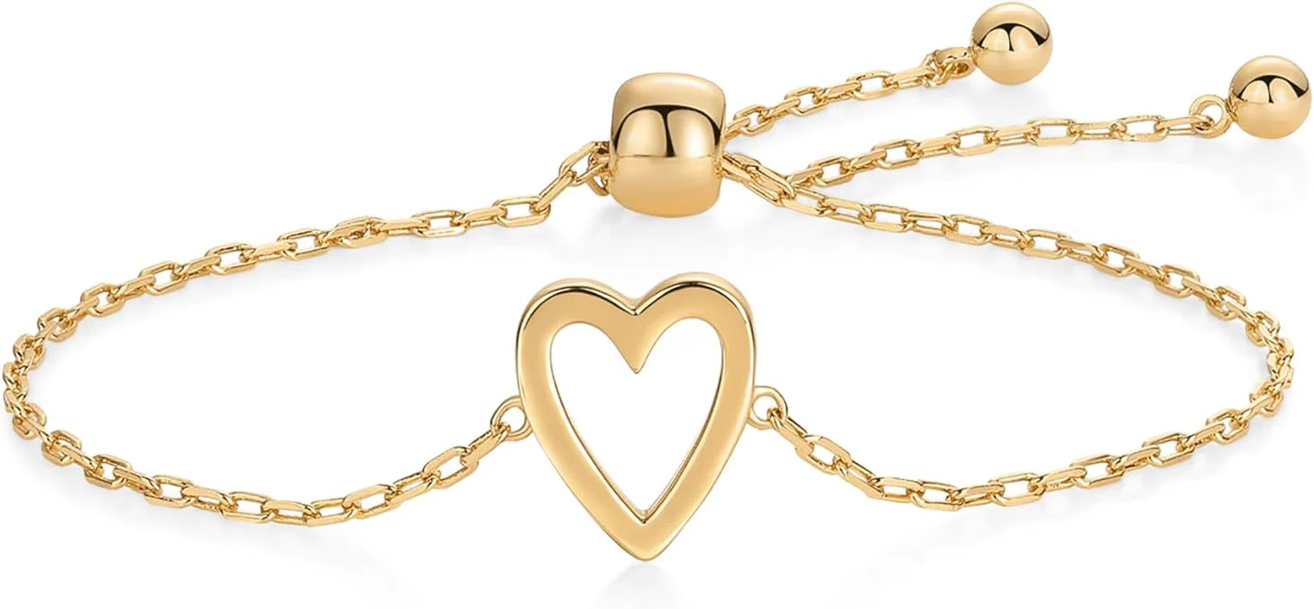 Radiant Heart Bracelets | Gold - Image 4