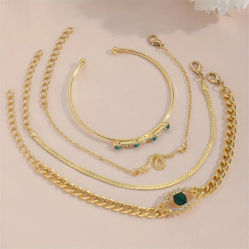 Serpina Veyra Bracelet Set | Gold - Image 2