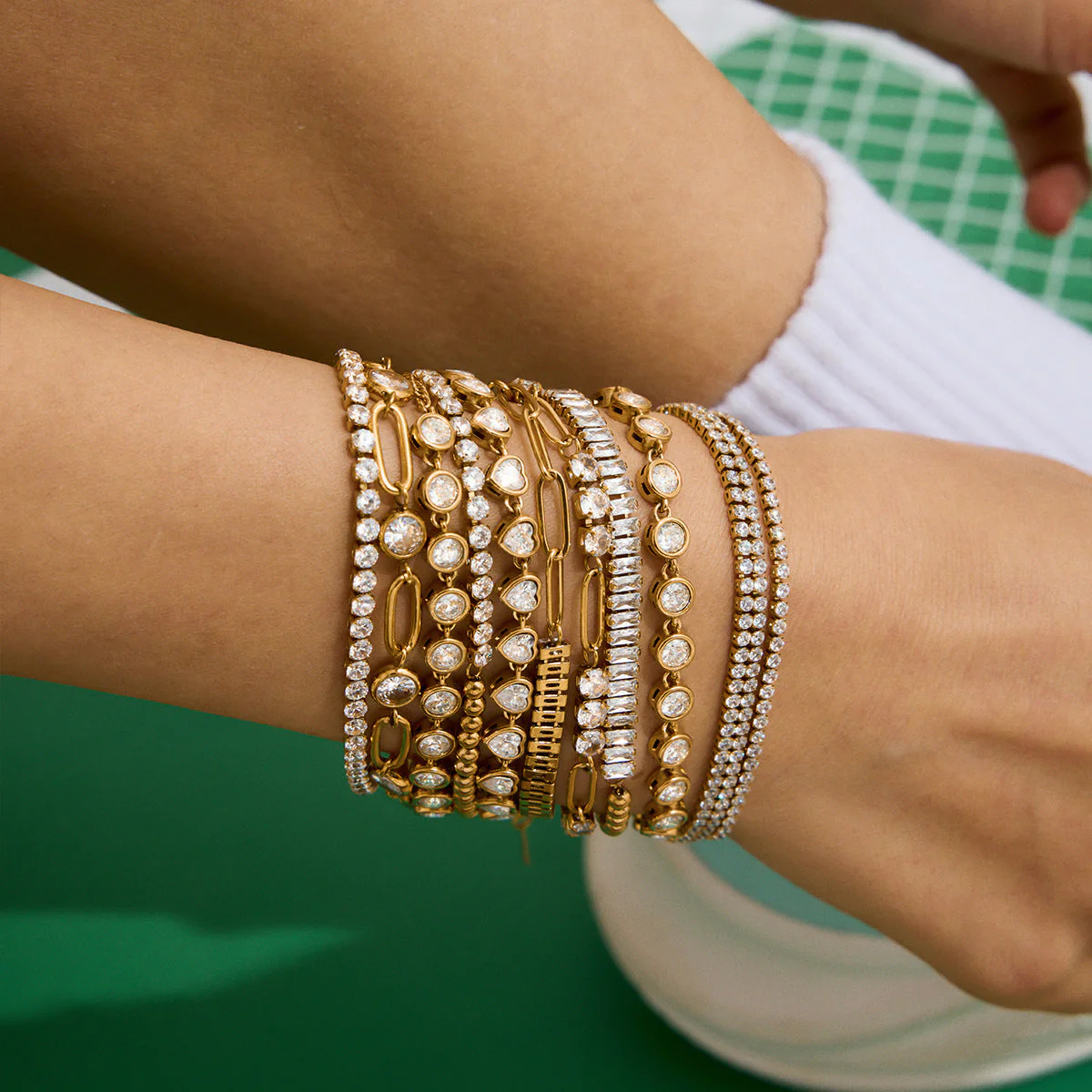 Sola Maroux Bracelet Set | Gold