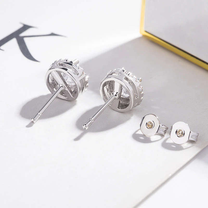 Solea Spark Earrings | White gold - Image 2