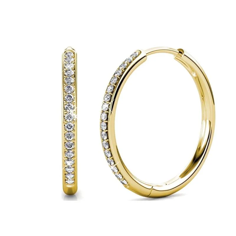 Sorel Pave Earrings | White Gold - Image 2