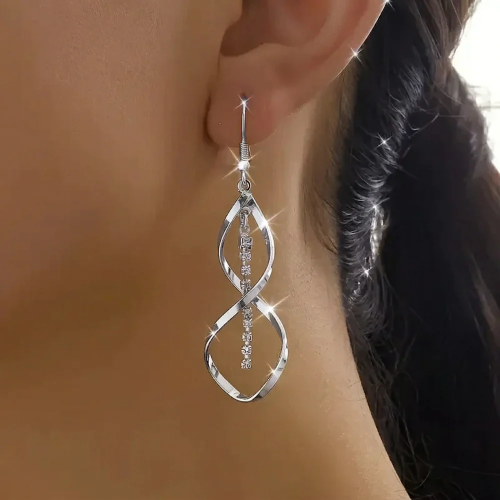 Sunbeam Spiral Earrings | Gold - Image 2