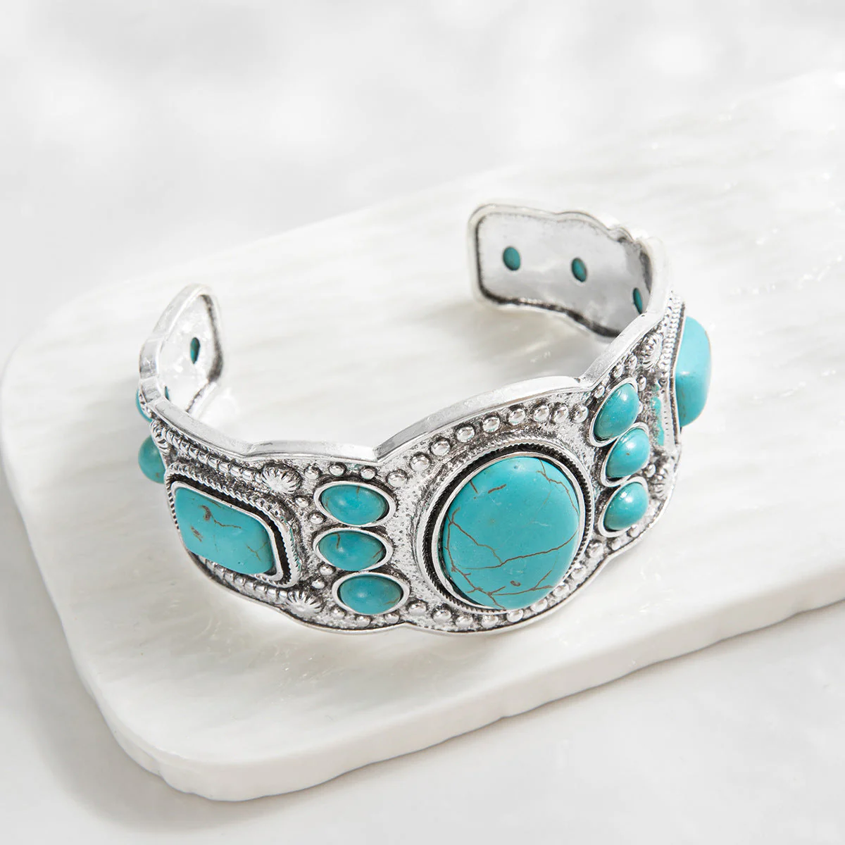 Valencrest Sky Cuff Bracelet | White Gold - Image 2