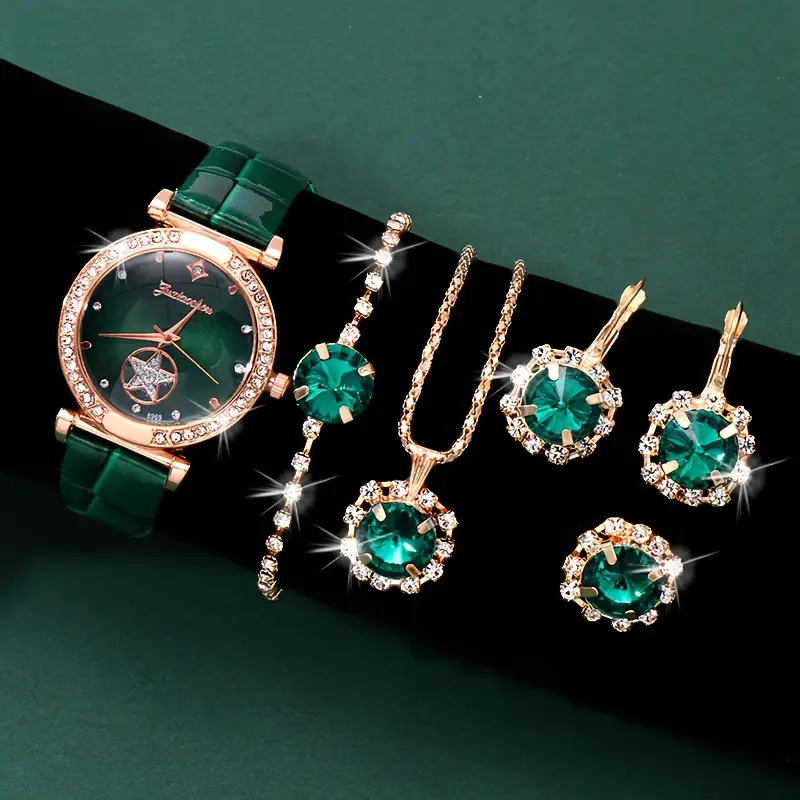 Verdantra Timecourt Jewelry Set | Gold - Image 2